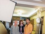 Перед съемкой - Александр, Режиссер Елена Соболева и Ярослав