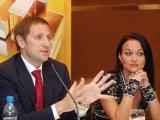 Муругов и Берсенева на пресс-конференции